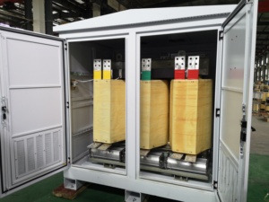 Piattaforma di prova a tre fasi per NEMA 3R classe H 50kva-8800kva tipo a secco trasformatore da 380v a 440v - Product Image 5