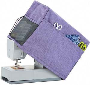 ผ้าคลุมจักรเย็บผ้าแบบพับได้ ใช้ได้กับจักรเย็บผ้าทุกชนิด ตัวอย่างสินค้าฟรี - Product Image 2