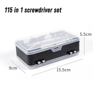 <b>Screwdriver</b> 115 in 1 <b>Set</b> Magnetic Mini Screw Nuts <b>Bits</b> WEEKS Multifunction Household Repair Tools Kit - Product Image 6