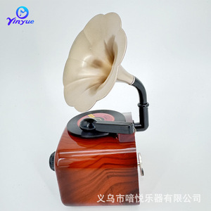 Yinyue Gramophone <b>Music</b> <b>Box</b> Plastic Rotating Home Decor Gift Item - Product Image 3