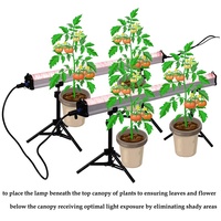 150W LED élèvent le luminaire sous l'auvent pour le corps en aluminium de floraison d'intérieur commercial augmente la croissance des feuilles d'ombre