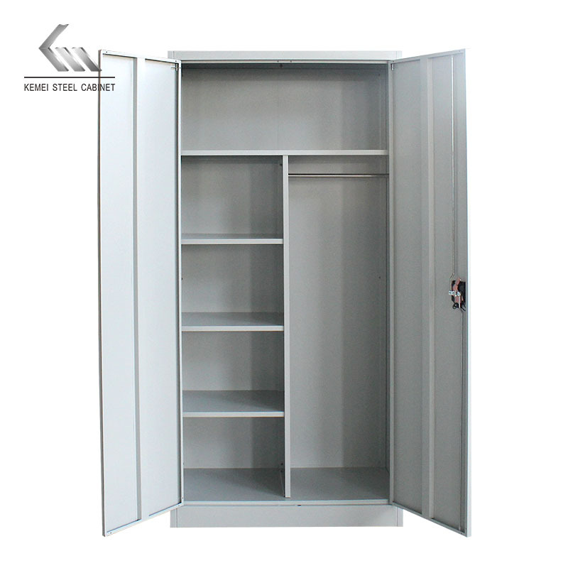 KEMEI Metal 2 Door Clothes Storage