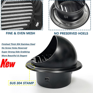 Lưới thông gió bằng thép không gỉ 304 cho hệ thống HVAC, dùng cho ống thông gió nhà bếp & lưới thông gió để hút và xả khí hiệu quả - Product Image 5