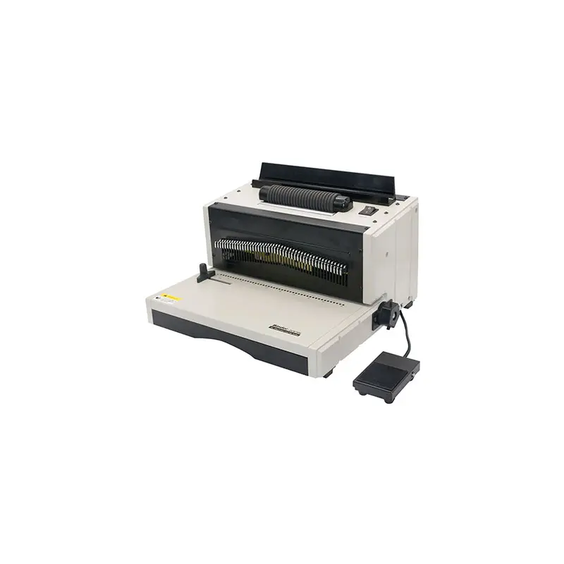 CYEC8706 Electric punching & Electric binding COIL binding machine for 30 sheets 80g paper with fast book binding machine