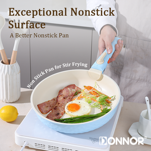 Donnor hiện đại tinh chỉnh loạt có thể tháo rời xử lý 5PCs/17PCS gốm phủ <span class=keywords><strong>Cookware</strong></span> <span class=keywords><strong>Set</strong></span> Lò bếp gas an toàn cảm ứng tương thích - Product Image 1