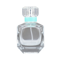HOMAY emballage vente chaude nouveau bleu diamant bouteille de parfum vaporisateur cosmétiques bouteille de parfum