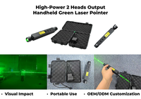 Özel Logo Yüksek Güçlü 200mW Yeşil/Kırmızı/Mavi Lazer El Tipi Lazer İşaretleyici Taktik Gövde Depo Kullanımı Marka Distribütörleri OEM