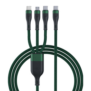 Trending 100W E-Mark Chip Super velocità cavo 3 in 1 ricarica rapida USB C tipo C 5A cavo multifunzione 100W - Product Image 1