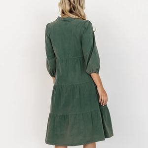 Vestido Midi Babydoll Casual de Verano, Transpirable y Ecológico, con Encaje Floral Calado, Superventas - Product Image 2