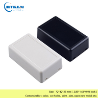 Boîtier électrique en plastique ABS personnalisé, boîtier DIY pour circuit imprimé, boîte de jonction pour haut-parleur, 72x42x23mm