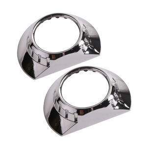 3 Inch Universal Bi Xenon HID Projector Lens Silver Shroud H1 Xenon LED Bulb H4 H7 Motorcycle Car Headlight - Product Image 1