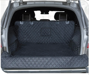 Funda Protectora Acolchada Negra para Asiento Trasero de Mascotas, Protector de Asiento de Coche Impermeable para Perros, Hamaca con Ventana de Malla - Product Image 5