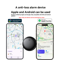 Nouveau traceur intelligent ultra-fin compatible avec Apple Find My et Android, utilisé pour suivre les bagages, les cartes de crédit, les passeports, les clés de voiture