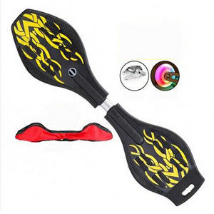 <span class=keywords><strong>Longboard</strong></span> à deux roues <span class=keywords><strong>pour</strong></span> débutants avec roues en PU et bande antidérapante - Design Snake Swing - Product Image 3