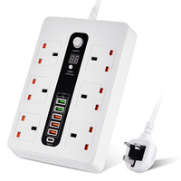 Multiprise industrielle universelle multi-tailles avec protection contre les surcharges USB, prise d'extension de courant, directement de l'usine