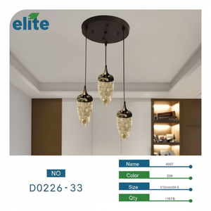 Moderno elegante lampada a sospensione calda bianco LED soffitto per la decorazione della casa 3000K ovale/rettangolo per camere ristoranti alberghi - Product Image 1