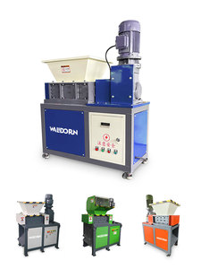 Phế liệu kim loại sắt Shredder đôi trục dây đồng Máy Nghiền chất thải chai thủy tinh biaxial Máy Nghiền Shredder - Product Image 4