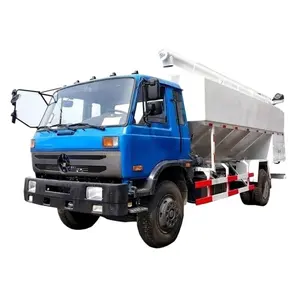 Dongfeng 12m3 20m3 유압 가금류 사일로 대량 사료 운송 트럭 22Ton 동물 사료 트럭 가격