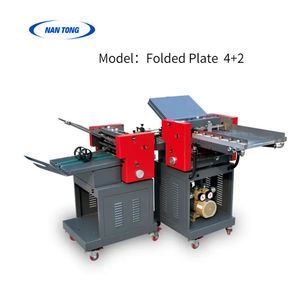 Máquina Plegadora de Papel Nantou NT-382S, Tamaño A3, Alimentación por Tejido Plano, Uso Comercial - Product Image 4