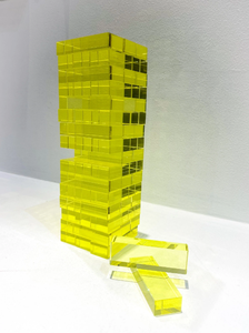 RAY YI Maßgefertigter Großhandel Acryl-Wackelturm 54-teilig Werbe-Displayständer mit Riesigem Farbigem Wackelturm - Product Image 2