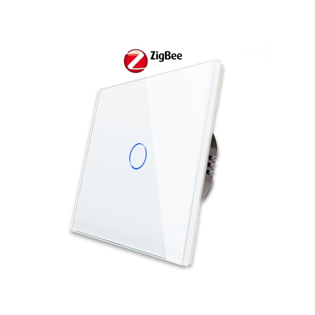 Bingoelec  Home Appliances  Zigbee 1gang Smart Switch No Neutral and Capacitor Wall Touch  Electrical Light Switch