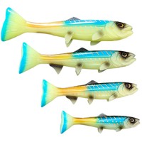Leurre souple professionnel 22cm 24cm, queue en T, queue ronde, swimbait bionique universel pour eau douce et eau salée, thon doré