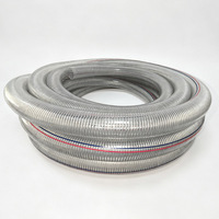 Tuyau flexible en PVC renforcé de fibre de verre avec spirale en acier, prix de gros usine, 2, 3, 4, 5 pouces, pour pompe à eau