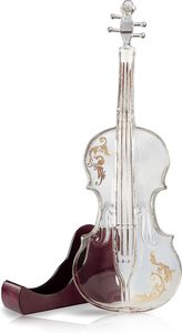 1000ml ornements créatifs décanteur en forme de violon pour vin rouge blanc épaissi bouteilles en verre support en bois <span class=keywords><strong>carafe</strong></span> à <span class=keywords><strong>whisky</strong></span> personnalisée - Product Image 2