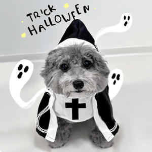 Disfraces Sencillos <span class=keywords><strong>de</strong></span> Poliéster para Mascotas, Gatos y Perros, Disfraz <span class=keywords><strong>de</strong></span> Halloween, Fiesta, <span class=keywords><strong>Monja</strong></span>, Cosplay, Divertidos Disfraces para Mascotas - Product Image 4