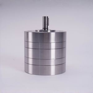 Pièces d'axe creux en acier inoxydable usinées CNC pour articulations de robots, composants structurels de robots industriels avec anodisation - Product Image 1