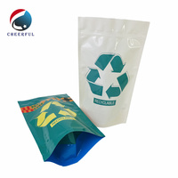Sacs d'emballage de biscuits anti-odeur personnalisés pour biscuits Pochette debout en plastique pour croquettes de croquettes et aliments croquants avec fermeture éclair