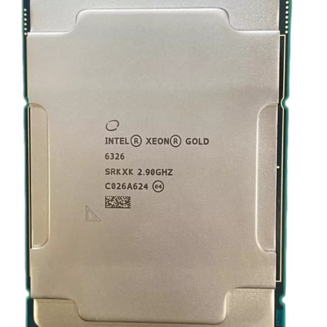 Xeon Gold 6326 CPU 2.9GHz 16-Core Server Processor for Data Center