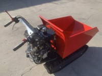 Mini dumper à chenilles capacité 300/500kg moteur Briggs & Stratton en option pour les machines agricoles à usage agricole et de jardin