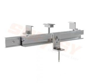 Soeasy nhôm năng lượng mặt trời cấu trúc có thể điều chỉnh giữa kẹp mái gắn khung cho mái nhà năng lượng mặt trời bảng điều khiển mặt đất gắn loại - Product Image 4