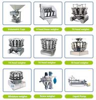 Machine automatique multifonctionnelle verticale pour l'emballage et le scellage sous vide de cacahuètes, pâtes, tortillas, riz, pop-corn, sel et sacs en papier