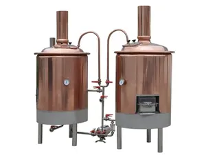 KY-300L attrezzature per birra artigianale in rame rosso