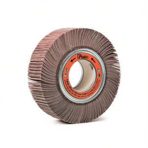 Disque abrasif à lamelles en corindon 250x50x100 mm avec trou pour le meulage - Product Image 2