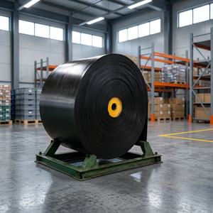 Rouleau de courroie transporteuse en acier noir avec âme jaune résistant à la chaleur pour usage industriel en usine, qualité industrielle durable - Product Image 3