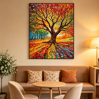 Peinture à l'huile sur toile Arbre de Vie SONGWOO ART, décoration intérieure, cadeaux, kits de peinture par numéros personnalisés DIY