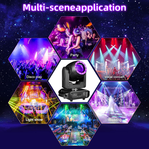 80W RGBW Killer chùm di chuyển đầu đèn 2 ° cực cho sắc nét + 60W 4-in-1 dẫn DMX512/điều khiển âm thanh 540 ° lốc xoáy quét cho - Product Image 6