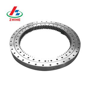 대형 유압 16톤 30톤 슬루 베어링 내부 기어 이중 회전 링 턴테이블 베어링 - Product Image 1