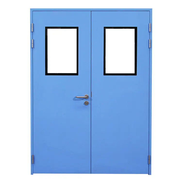 Innenausstattung Edelstahl staubdicht doppelschwenkbar Reinigungsraum-Sicherheitstüren für Drogenfabrik und Betriebsraum