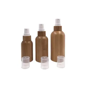 Aus gezeichneter Service matt bernstein 15ml 20ml 30ml 50ml Kosmetik glasflaschen alle Bambus kosmetik verpackungen