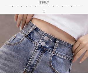 Falda Vaquera Sexy Coreana de Verano 2026 para Mujer, Minifalda Elástica de Cintura Alta con Lentejuelas y Borlas Azules, Falda Vaquera Ajustada - Product Image 4