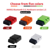 KONNWEI-KW902 Elm327 Scanner de voiture, outil de balayage pas cher, avec application de couple, pour téléphone android, prise Obd2, application gratuite