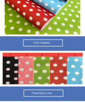 Vente en gros échantillon gratuit tissu de sac en polyester 600d imprimé numérique à pois imperméables
