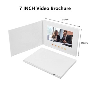 En Stock Local États-Unis : Lot de 10 Cartes de Vœux Vidéo Numériques de 7 Pouces (Écran IPS, 4 Go) – Idéal pour Invitations, Livrets et Brochures Vidéo Cadeaux - Product Image 2