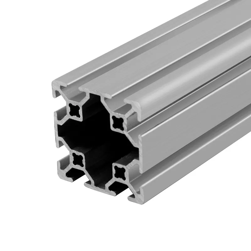 China Fabrikant 8156 40*40 Fabriek Prijssleuf 5 Aluminium Extrusie Aluminium Profiel 4040 Voor Raam-En Deurverbinding