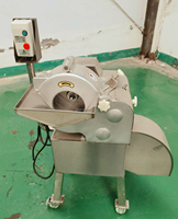 SUS304 Multifunctionele groentesnijmachine Mobiele aardappel-, wortel- en uiensnijder en -schaafmachine voor voedingsfabrieken