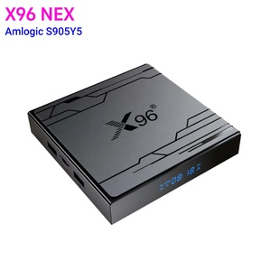 Boîtier TV Android 14.0 X96NEX, Amlogic S905Y5, prend en charge le Wi-Fi 6 2,4 GHz/5 GHz, Ethernet 100M, BT5.X, sortie 4K UHD, H.265 HEVC, X96 <span class=keywords><strong>NEX</strong></span> - Product Image 1